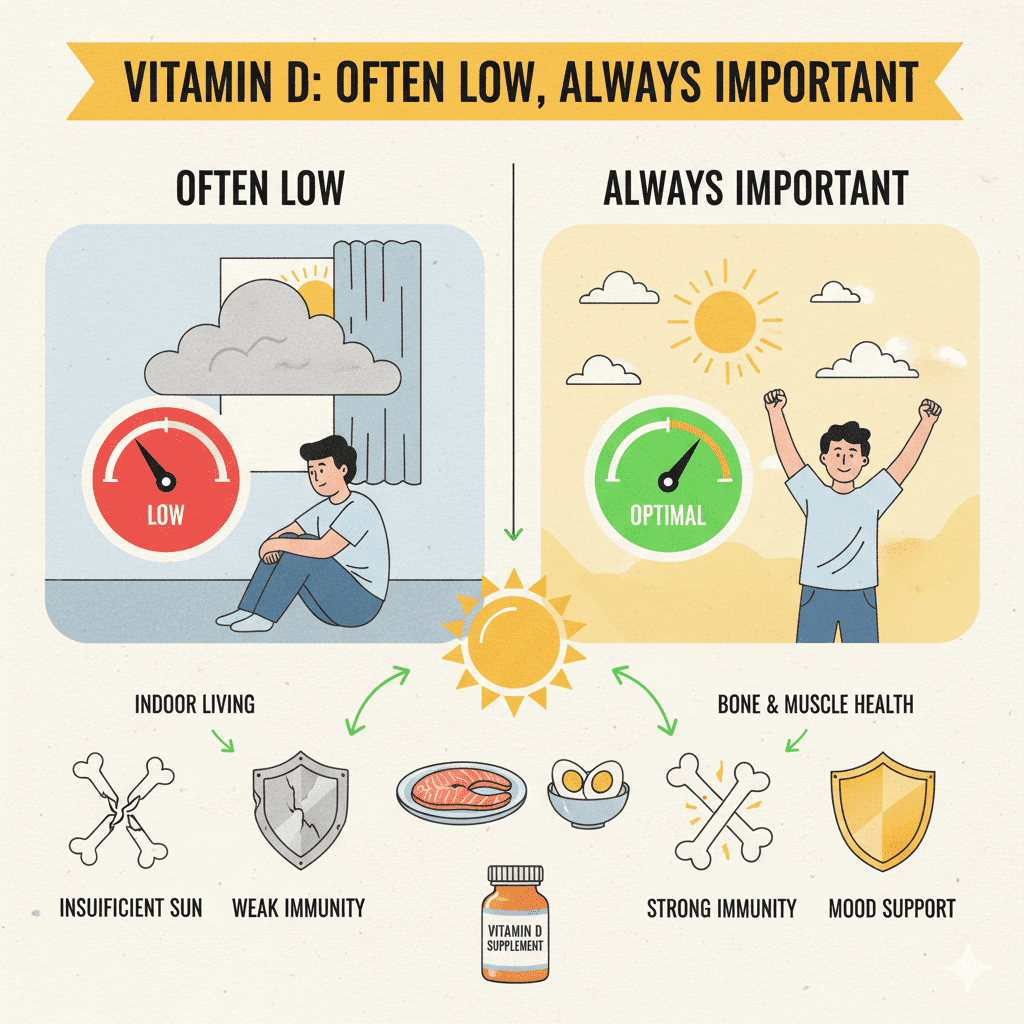 Vitamin D: Often Low, Always Important