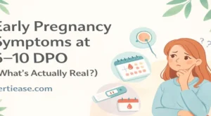Early Pregnancy Symptoms at 5–10 DPO (What’s Actually Real?)