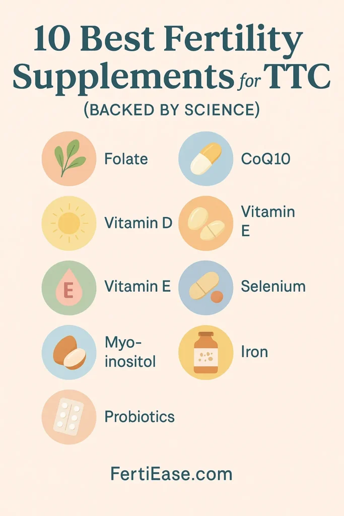 10 Best Fertility Supplements For TTC Backed By Science 2 Fertiease