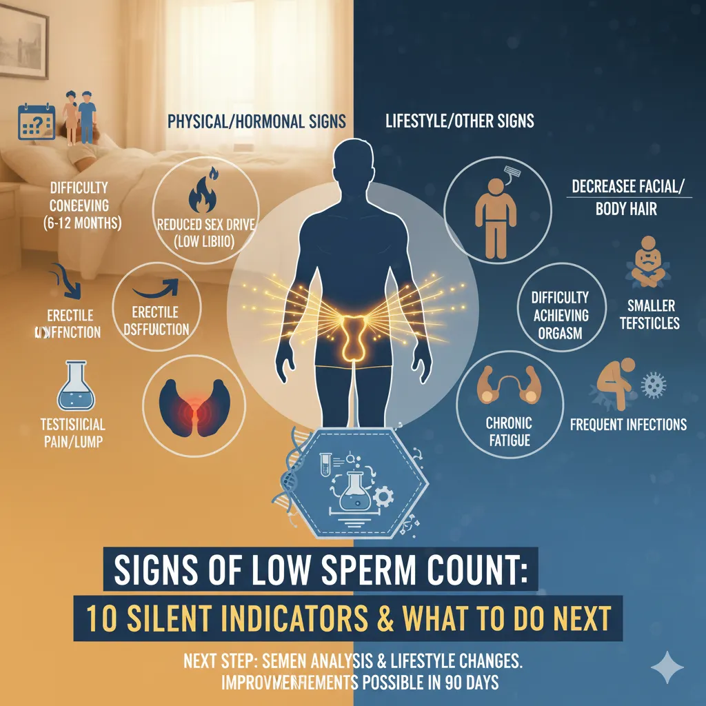 10 Clear Signs Of Low Sperm Count And What You Should Do Next Fertiease