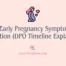 10 Very Early Pregnancy Symptoms After Ovulation (DPO Timeline)
