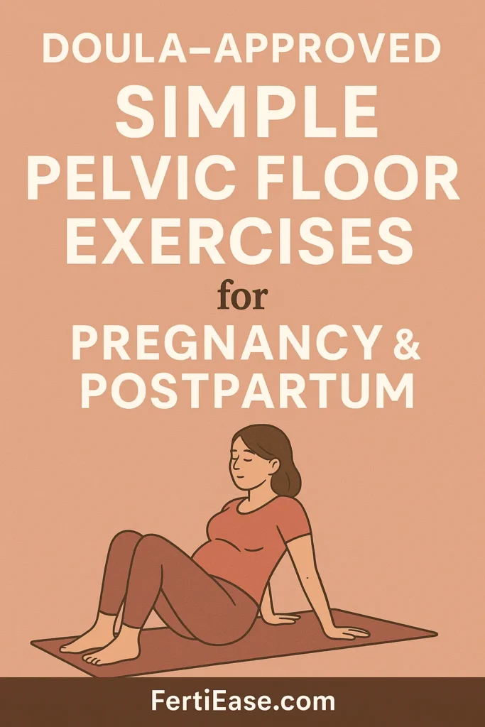 7 Doula Approved Pelvic Floor Exercises Every Pregnant Postpartum Mom Must Try Fertiease