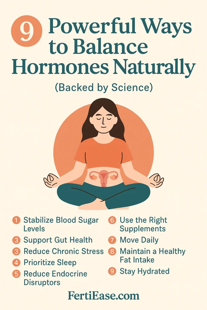 9 Powerful Ways To Balance Hormones Naturally Backed By Science 2 Fertiease