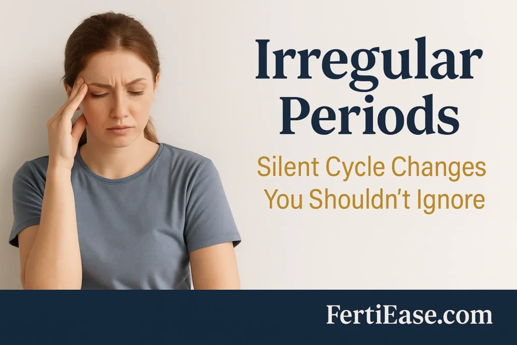 Irregular Periods Silent Cycle Changes You Shouldnt Ignore 2026 Fertiease
