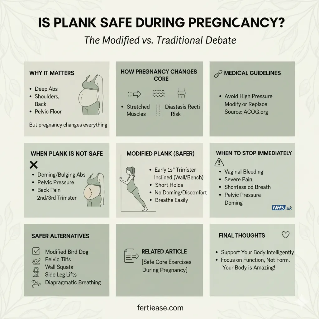 Is Plank Safe During Pregnancy 7 Powerful Facts Every Mom To Be Should Know 2 Fertiease