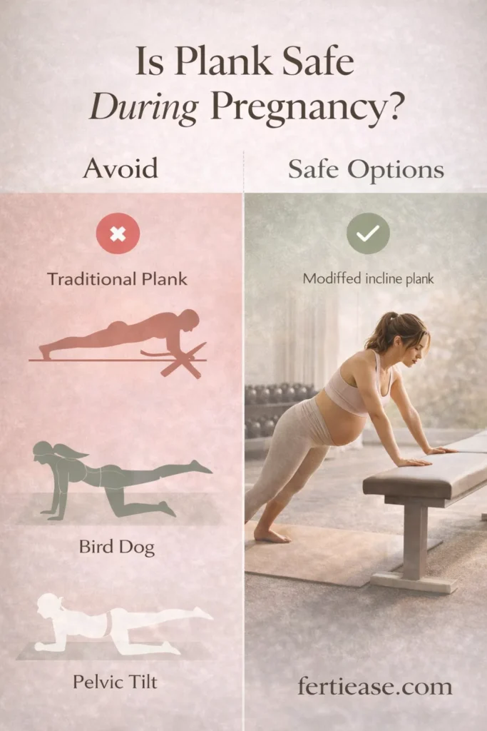 Is Plank Safe During Pregnancy 7 Powerful Facts Every Mom To Be Should Know 3 Fertiease