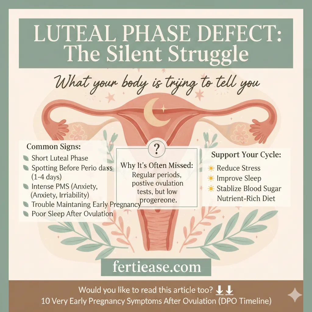 Luteal Phase Defect The Silent Hormone Issue That Can Disrupt Your Cycle 2 Fertiease