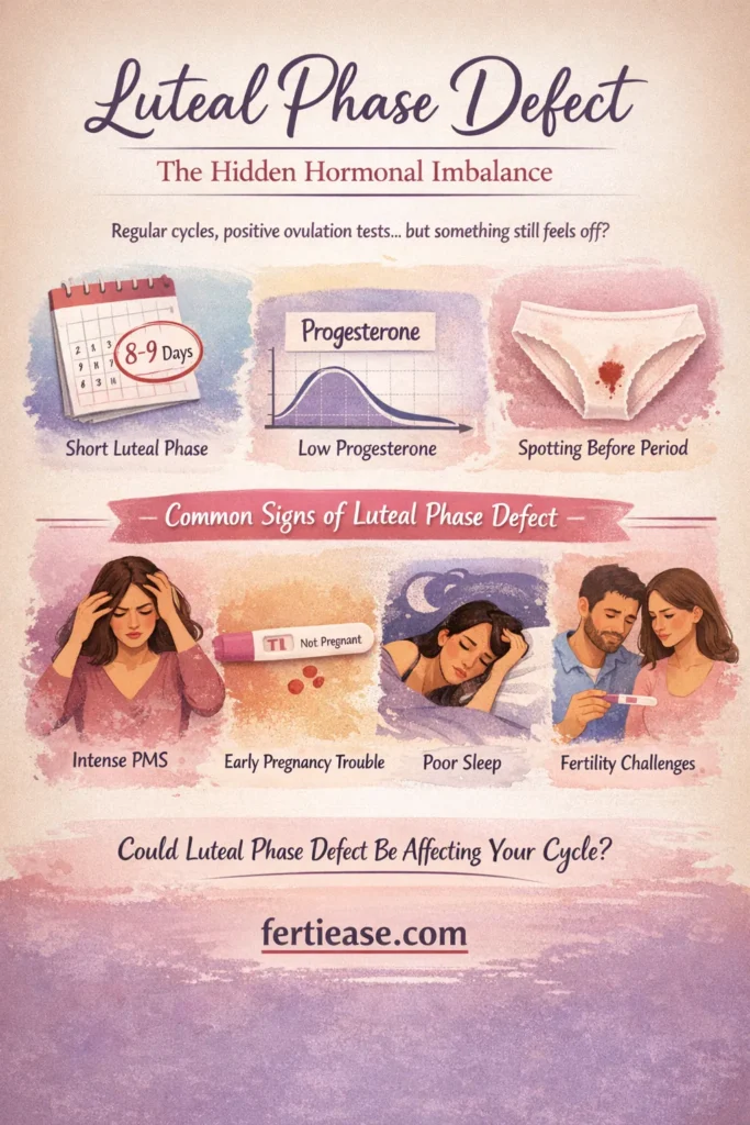 Luteal Phase Defect The Silent Hormone Issue That Can Disrupt Your Cycle Fertiease