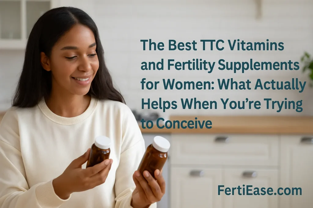 The Best TTC Vitamins And Fertility Supplements For Women What Actually Helps When Youre Trying To Conceive Fertiease