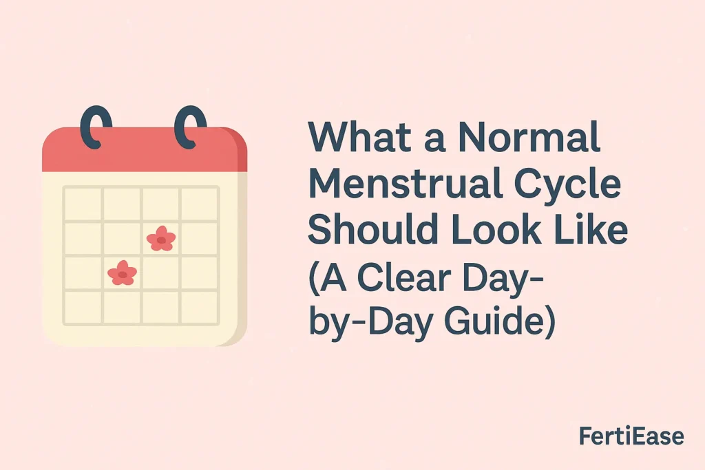 What A Normal Menstrual Cycle Should Look Like A Clear Day By Day Guide Fertiease