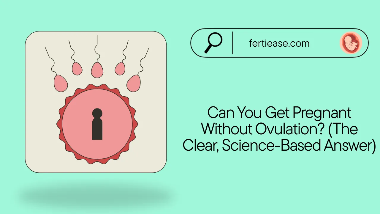 Can You Get Pregnant Without Ovulation The Clear Science Based Answer Fertiease