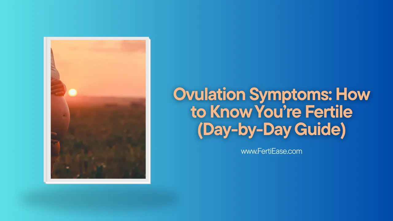 Ovulation Symptoms How To Know Youre Fertile Day By Day Guide Fertiease